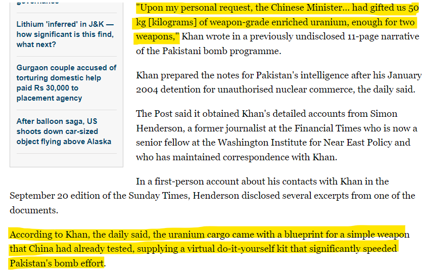 How Pakistan got its Nuclear Arsenal #375