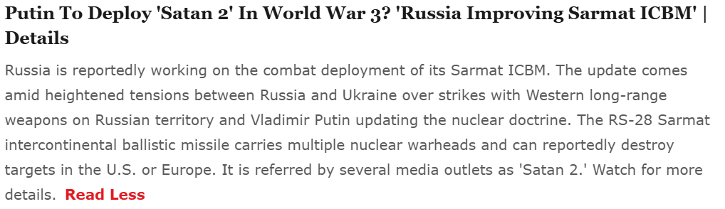 The War is Coming: Europe Prepares For a War of Its Own Making