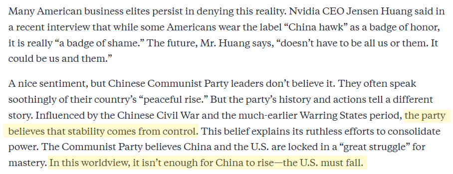 The End of American Command and the Rise of Chinese Control