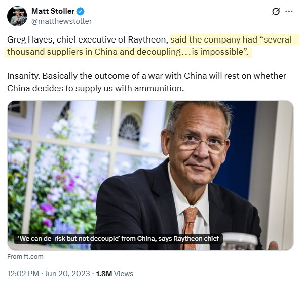 The End of American Command and the Rise of Chinese Control