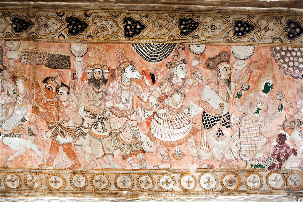 Fresco on the Ceiling of Mukha Mandapa