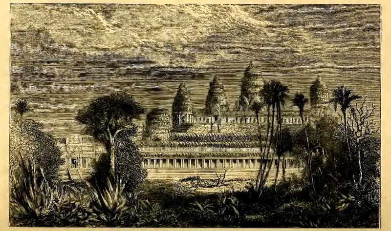 Mouhot drawing of Ongcor - (Angkor Wat)
