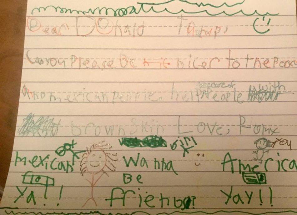 Kids Write Letters to Donald Trump to give him Innocent but Beautiful Advice