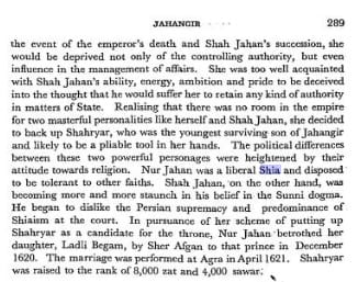 Who was Shah Jahan as per his own chronicles?
