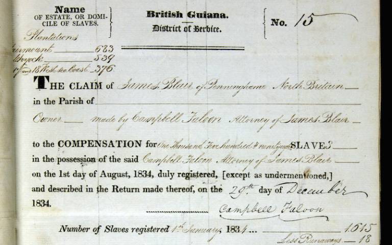 Legacies of British Slavery