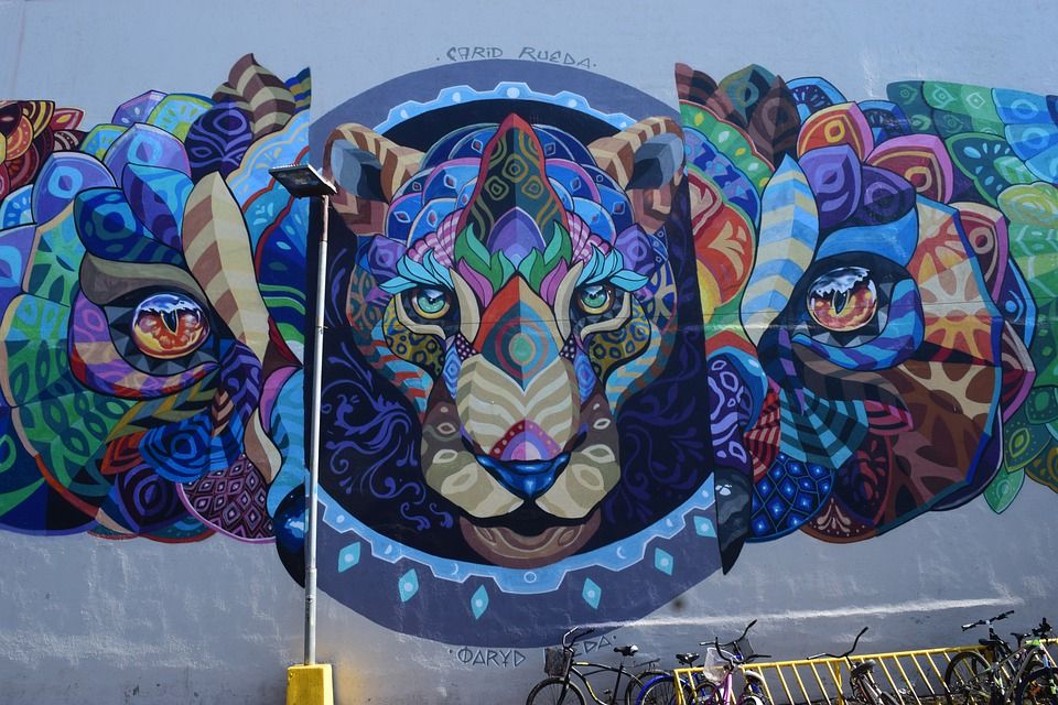 Art, Street Art, Graffiti, Painting, Jaguar, Artistic