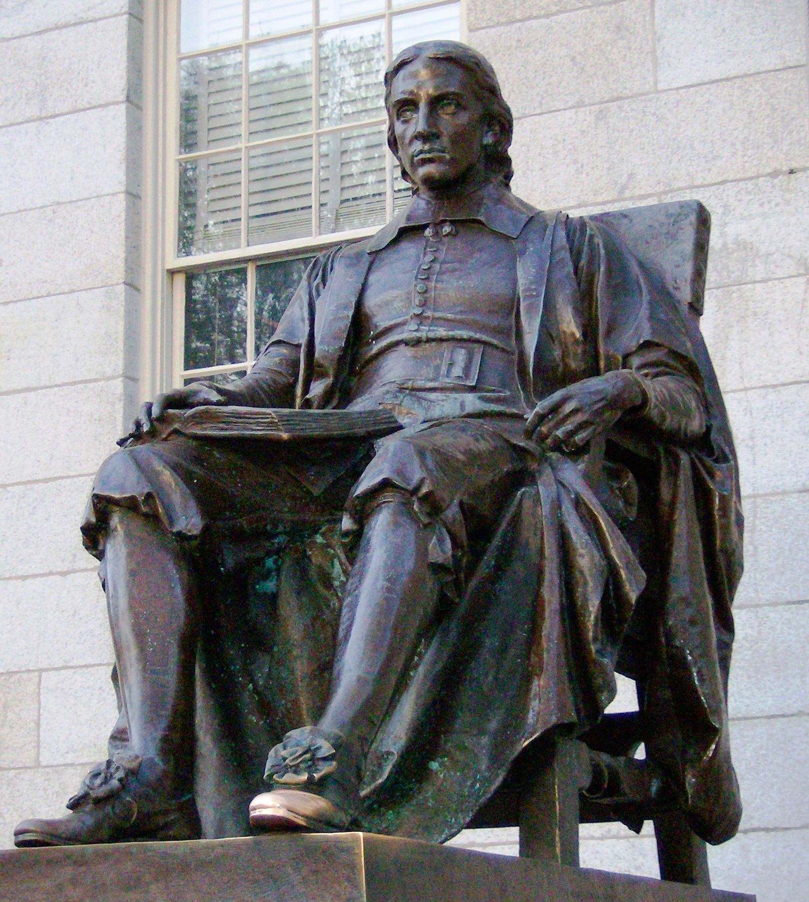 Statue of John Harvard - Wikipedia