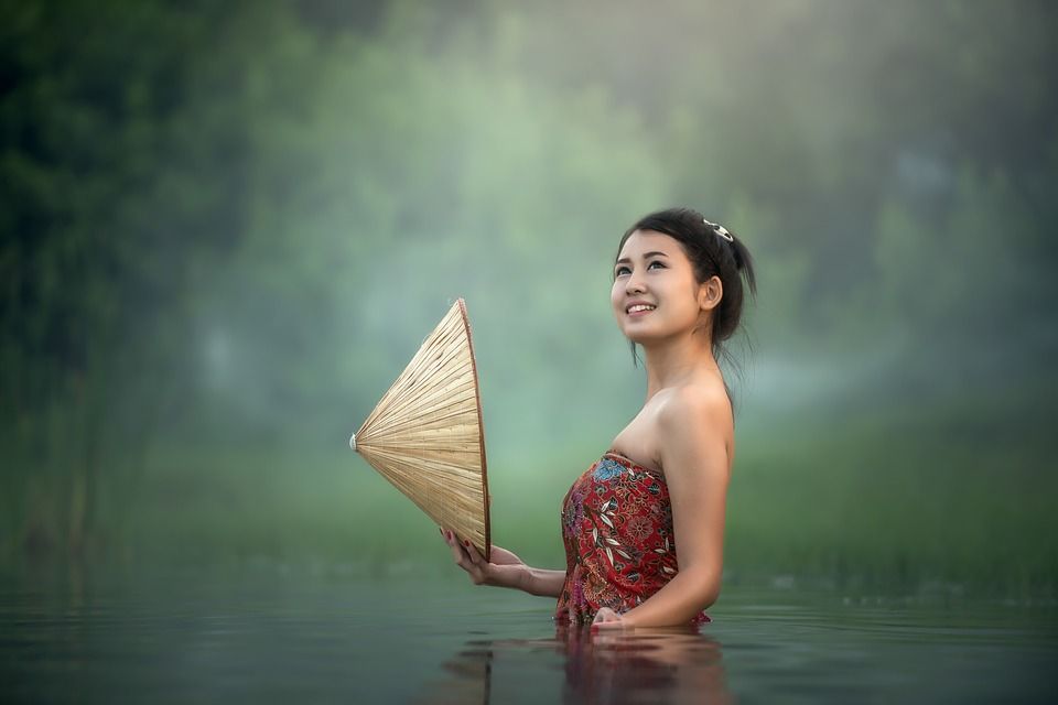 Young, Asia, Cambodia, Face, Woman, Girl, Happy