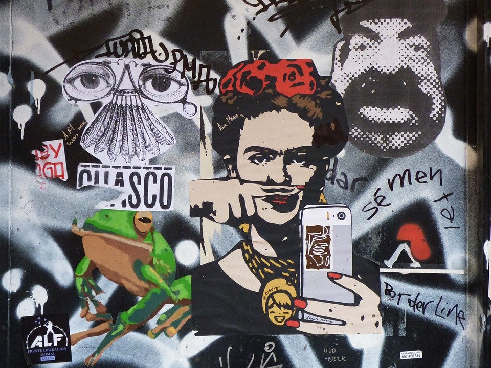 Urban Art, Graffiti, Collage, Street Art, Mural
