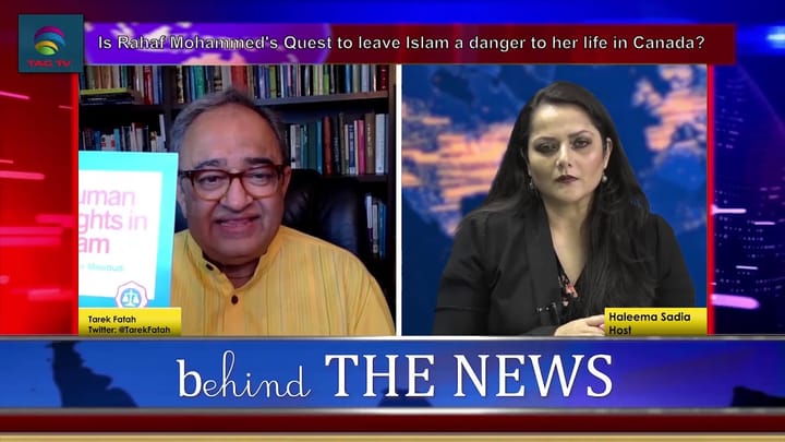 Tarek Fatah on Rahaf Mohammed’s Apostasy in Islam – Behind the News @TAG TV