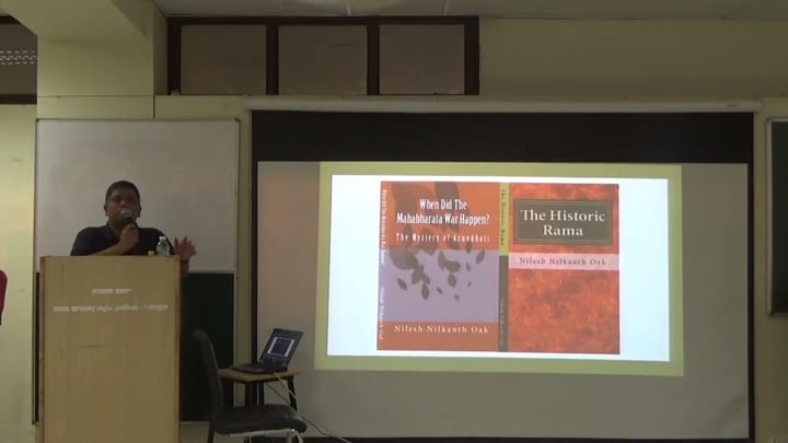 Dating of the epics & Astronomy Poison PIlls – Nilesh Oak – SVNIT-Surat, India. Part 2 of 6