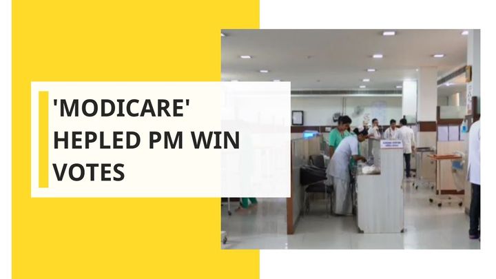 PM Modi's health scheme 'Modicare' helped in winning votes & hearts
