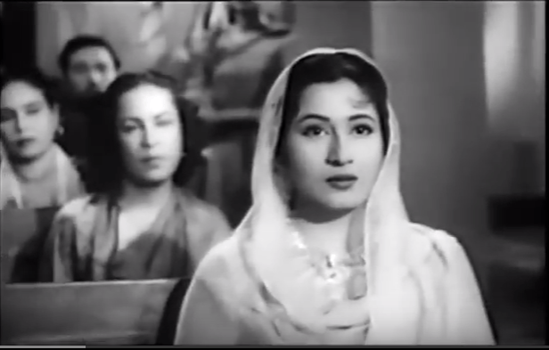 Ethereal Madhubala in the evergreen song of Romantic Ironies!