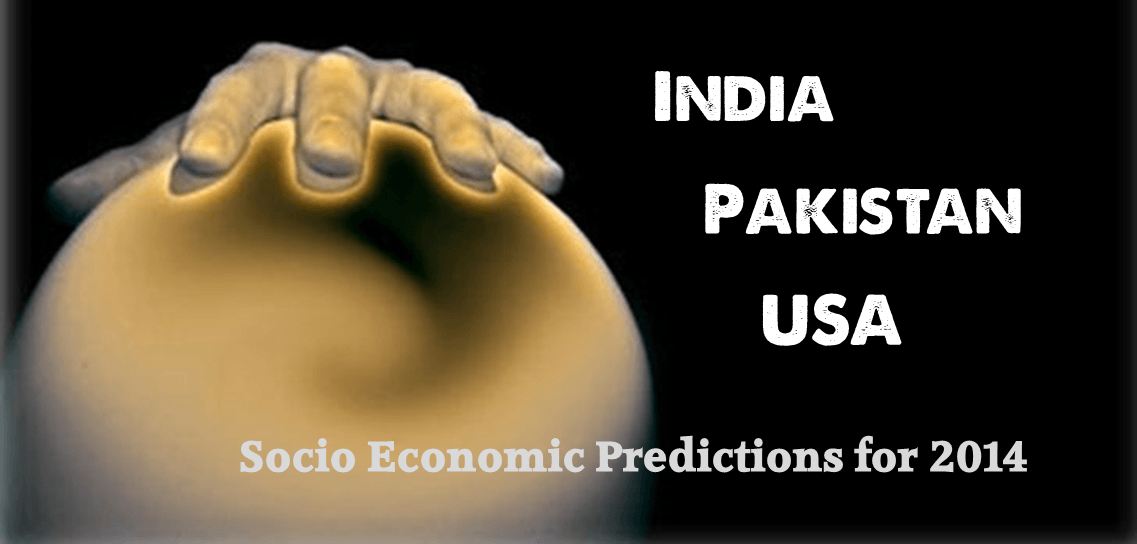 Yearly Socio-Economic Predictions for India, Pakistan and US
