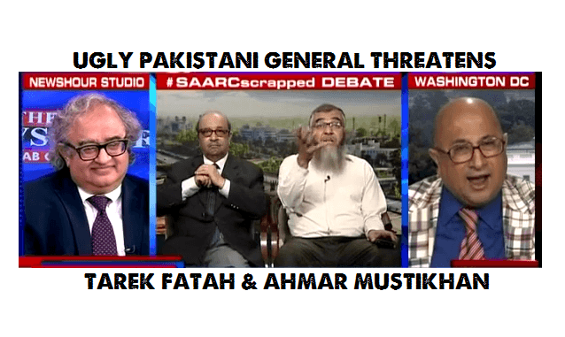                               Mentally Sick Pakistan General Openly Threatens Tarek Fatah On Newshour Debate                             
                              
