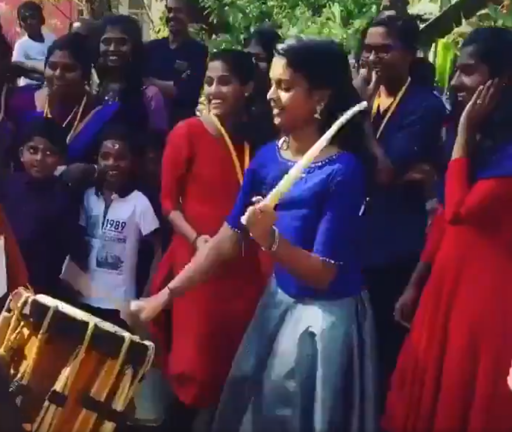 What two young girls’ Blissful dances at Chenda Melam in Kerala teach us about Life and its Celebration
