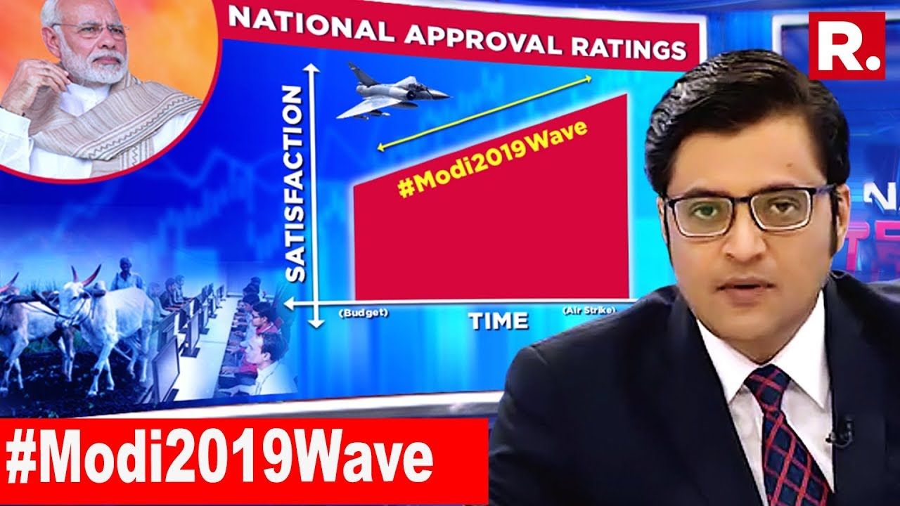 CVoter Survey Shows A Surge In PM Modi’s Popularity | The Debate With Arnab Goswami