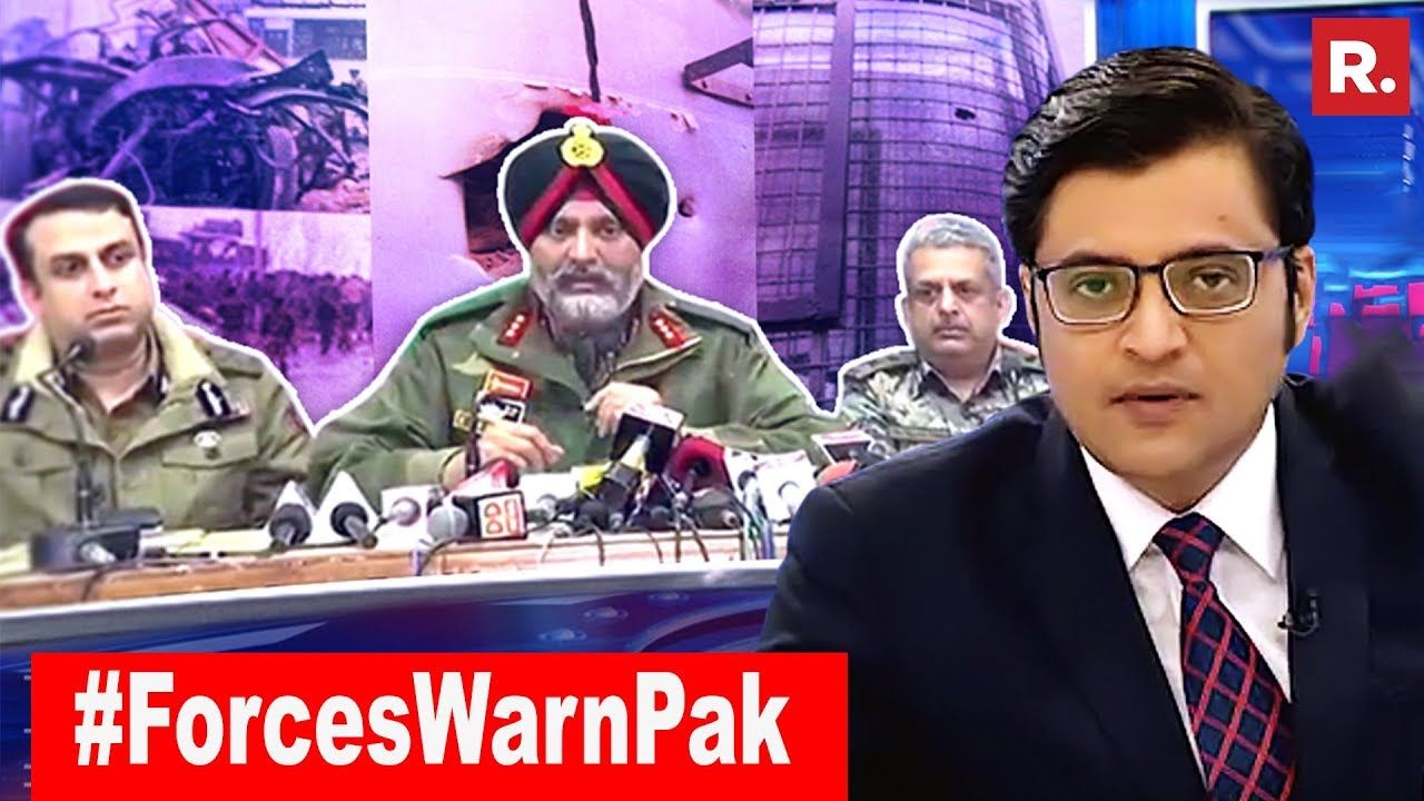 #ForcesWarnPak: Sheild Terror And Face The Bullet | The Debate With Arnab Goswami