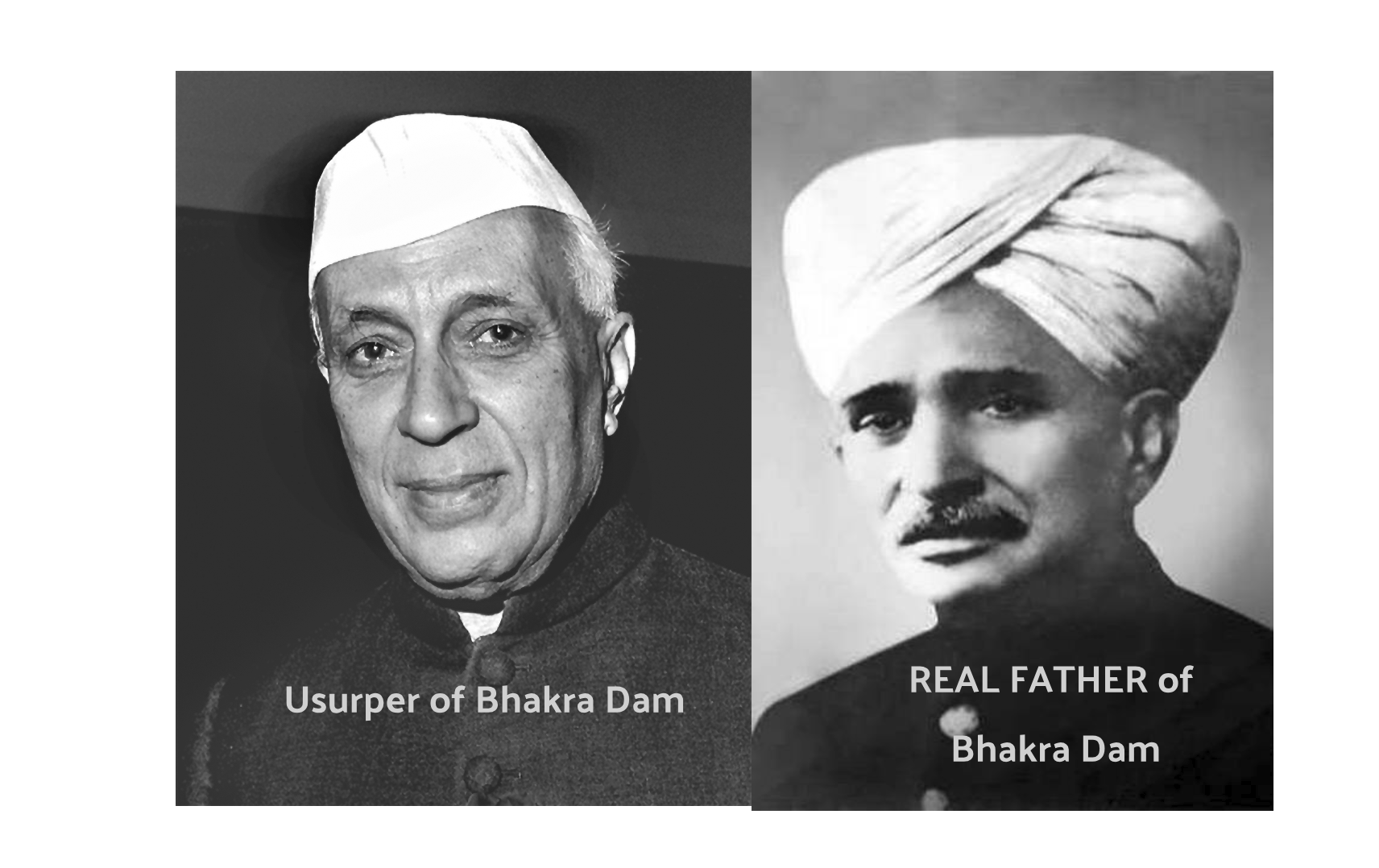History Lies – Nehru was NOT the Father of Bhakra Dam, Sir Chhotu Ram was!