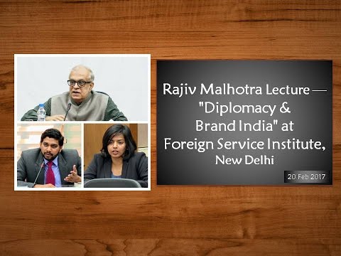 Lecture on "Diplomacy and Brand India" – Foreign Service Institute, New Delhi