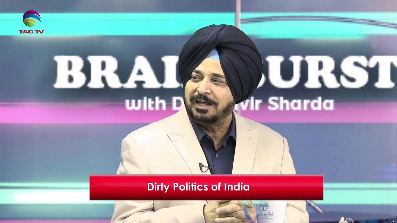 'Politics in India' – Harjeet Gill & Dr. Sharda' in Brain Burst @TAG TV
