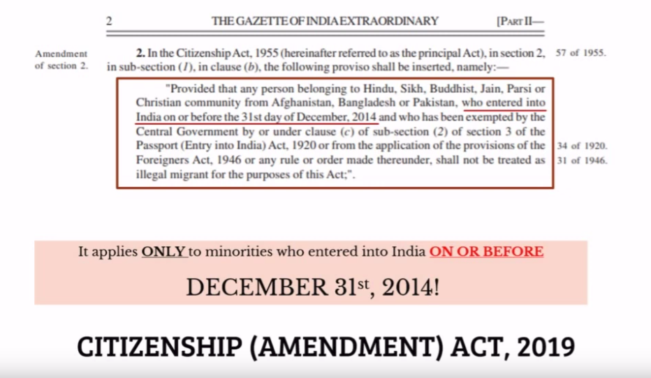                               Citizenship Amendment Act (CAA) and NRC – The Complete Unvarnished Truth                             
                              