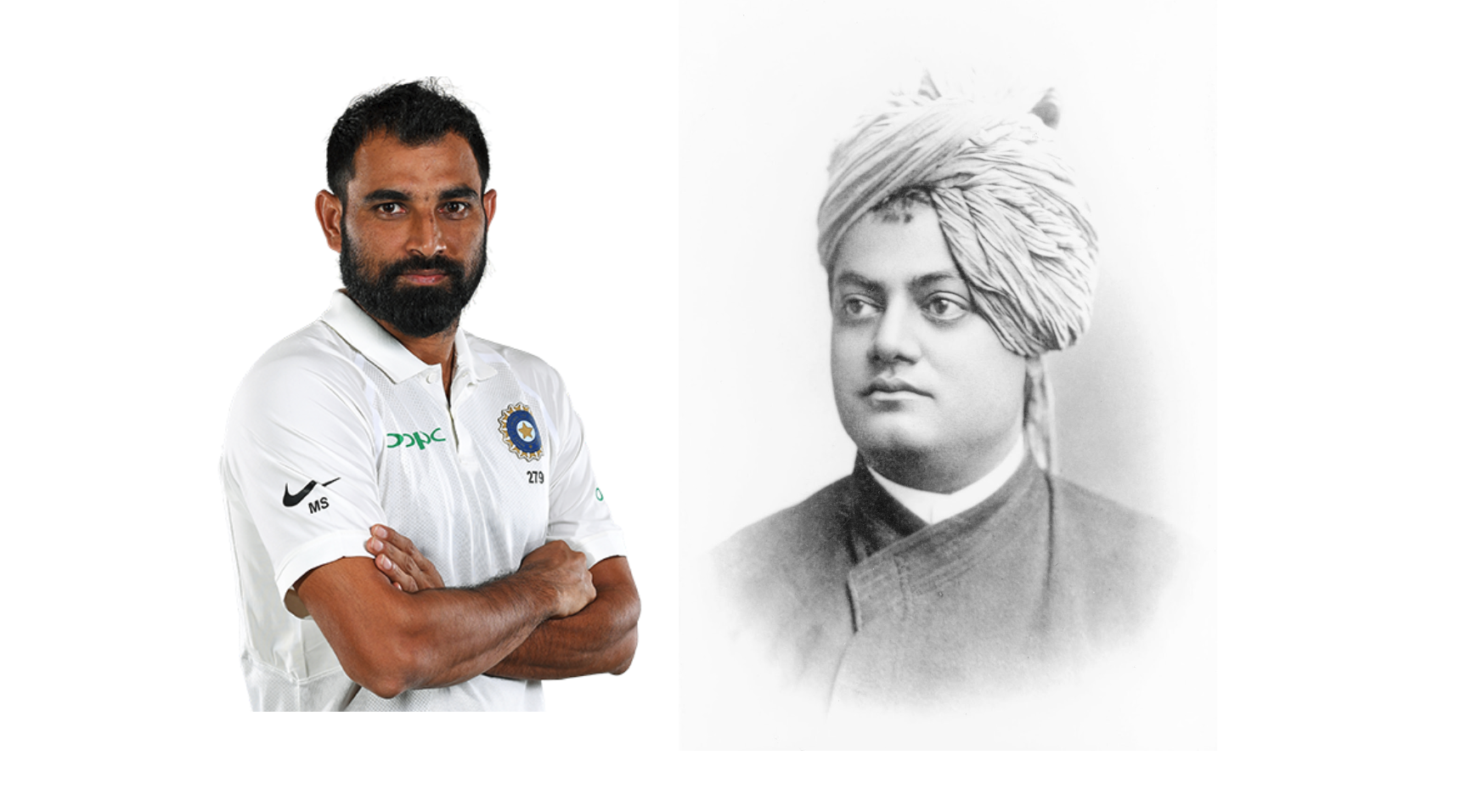 A very unusual Cricket link between Swami Vivekananda and Mohammad Shami